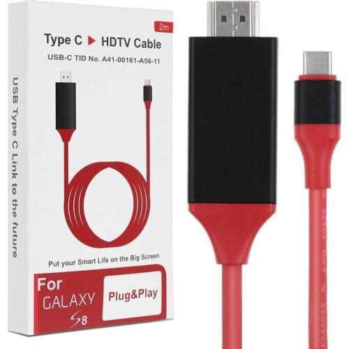 USB 3.1 Type C USB-C to HDMI-compatible HDTV Video Adapter Converter Ultra HD 1080P 4k Charging Cable For Samsung Macbook Xiaomi