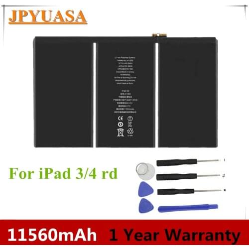 7XINbox 3.7V 11560mAh A1389 Laptop Battery For Apple iPad 3 3RD 4 Generation A1403 A1416 A1430 A1389 A1458 A1460