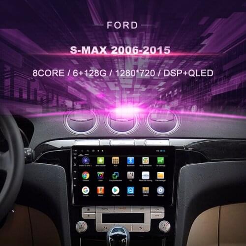 Android Car DVD For Ford S-MAX 2006-2015 Car Radio Multimedia Video Player Navigation GPS Android 10.0 Double DIn