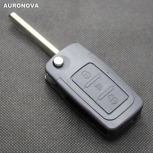 AURONOVA New Replace Folding Key Shell for Great Wall C50 Haval H6 Hover H6 3 Buttons Remote Car Key Case