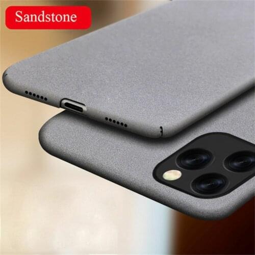 Luxury Matte Scrub Anti-skid Case For iPhone 12 11 Pro SE 2 2020 X XR XS Max 6 6S Plus 7 8 Plus Slim Hard PC Back Cover