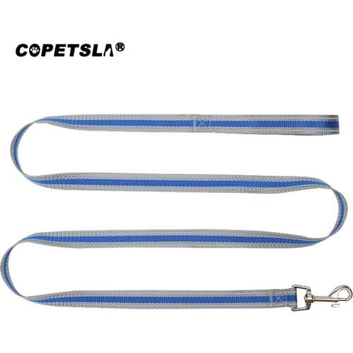 Copetsla 1.5M Reflective Dog Leash Rope Nylon Small Medium Large Pet Dog Lead Belt Training Durable Walking Running Accessories