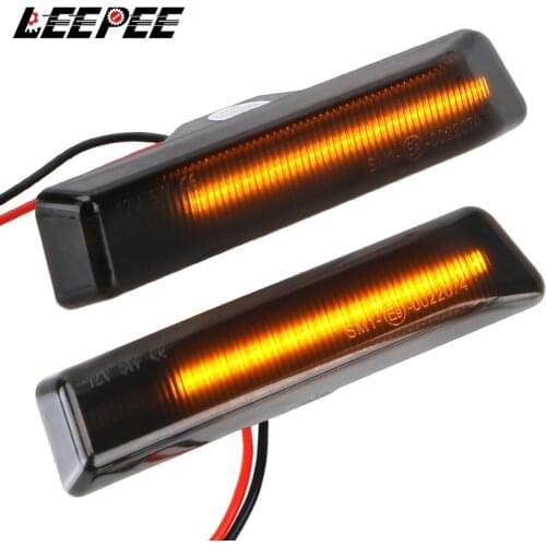 For BMW 3 Series E36 Flowing Water Car Indicator Dynamic LED Side Marker Light 1 pair Error Free Turn Signal Lights Blinker Lamp