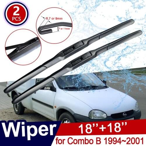 For Vauxhall Opel Combo B 1994~2001 Front Window Windscreen Wipers Car Wiper Blade Car Accessories 1995 1996 1997 1998 1999 2000