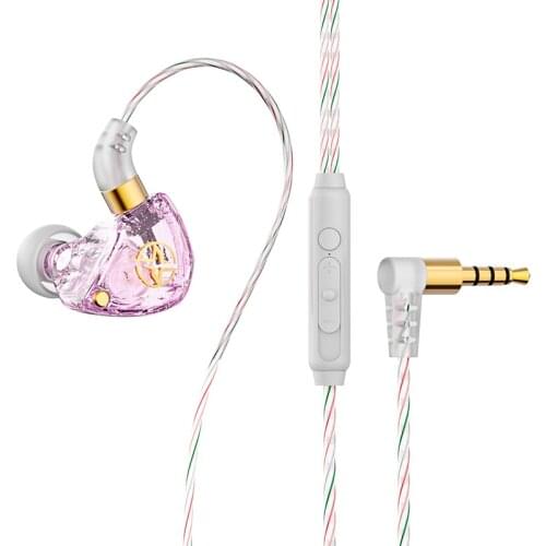 FENGRU X6 In Ear BASS Earphones Sport Stereo with Microphone for Mobile Phone Noise Cancelling Earpiece Running HiFi Earbuds