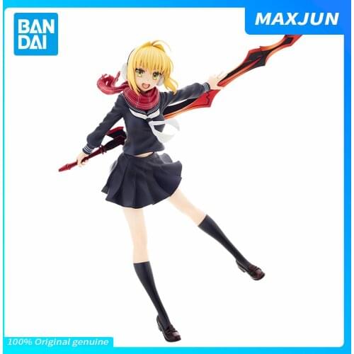 MAXJUN Anime Fate/stay night Figures GSC Red Saber Nero Uniforms 23cm PVC Model toys Collection Fate/Grand Order Action figure