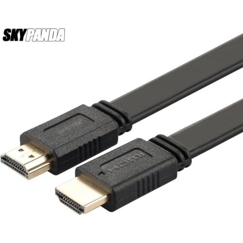 HDMI 1.4 Version HD Transmission Cable 1.5m 3D Data Wire 1920P 4k Monitor TV Flat Connection Line For Computer Laptop DVD