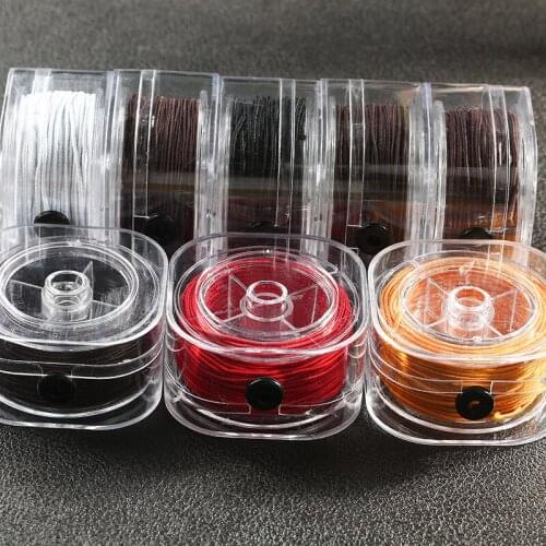 0.8/1/1.2/1.5mm 5 Colors Round Elastic Cord Beading Stretch Thread/String/Rope for DIY Jewelry Making Necklace Bracelet Material