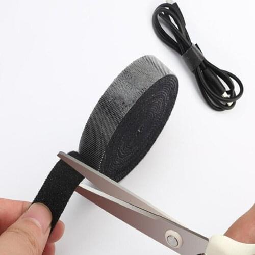 5Meters/Roll 15mm Self-adhesive Velcros Tape Hook and Loop Adhesive velcro Nylon Reusable Adhesive Fastener Tape Cable Ties DIY