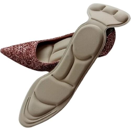 2Pieces=1Pair Sponge Massage Insole Anti-Slip Multifunctional High Heel Cushion Shoe Inserts Pad Arch Support Orthotic Feet