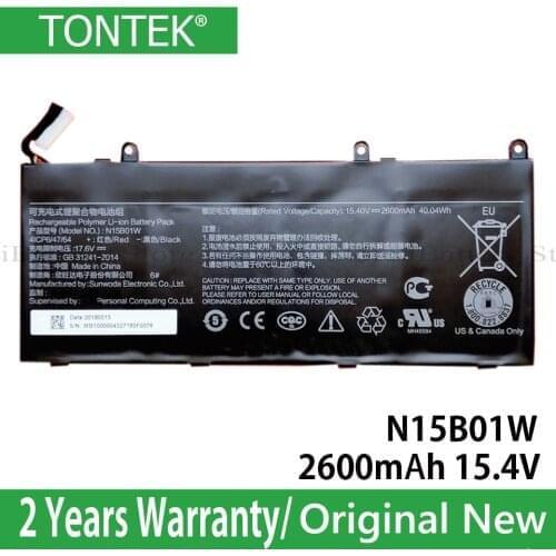 Genuine N15B01W Battery For Xiaomi Mi Ruby 15.6 inch Laptop Notebook Windows 10 Series Original Batteries