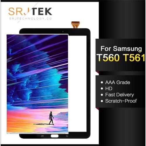 Srjtek T560 LCD Touch Panel For Samsung Galaxy Tab E SM-T560 T560 T561 LCD Display With Touch Screen Panel Digitizer Assembly