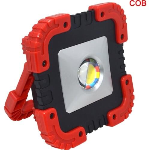 Solar LED Work Light Rechargeable Emergency Flood Lamp Floodlight for Camping Hiking Car Repairing TN88