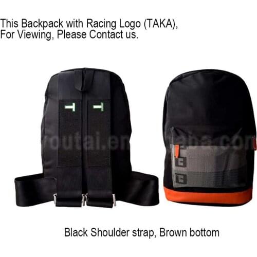 Fabric Straps Style School Backpack Car Canvas Backpack Bride Bag Racing Straps Backpack Wallet Key Case For JDM Style Racing