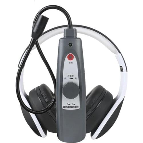 Ultrasonic Leak Detector Tool Gas Leak Pressure Vacuum Probes Gas Vaccum Pressure Locator Sound Light Alarm DY26A