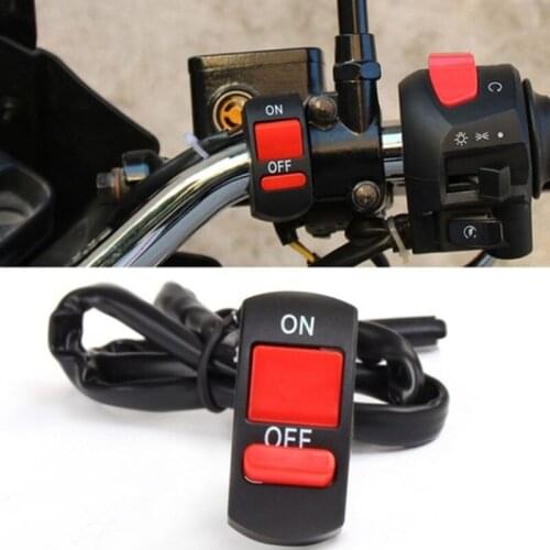 Motorcycle electric vehicle refit double flash switch bibcock hand put out warning lights color lights headlights switch on