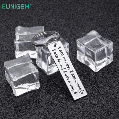 Inspirational Faith Gifts Keychain for Women Men Teen Boys Girls Myself To Best Friend Birthday Anniversary Graduation Keyring