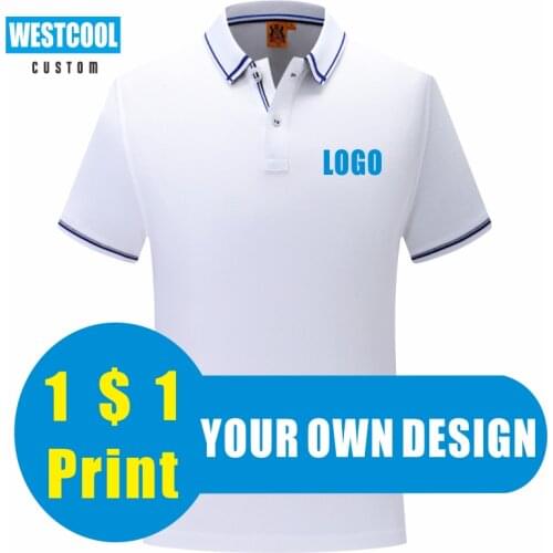 High-End Fashion Polo Shirt Custom Embroidery Men and Women Polo T Shirts Customize Logo WESTCOOL 2021 Summer
