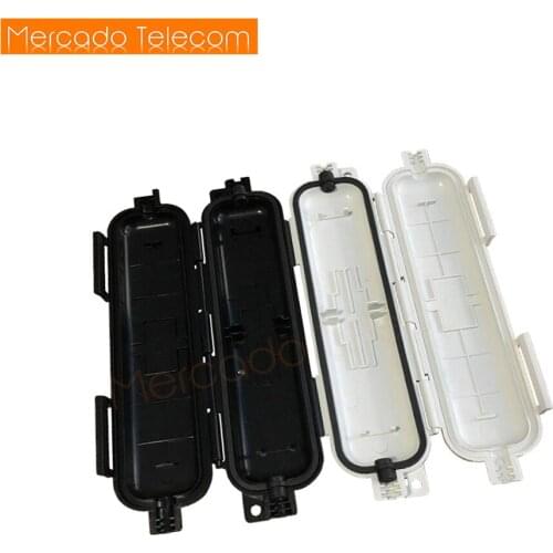 10/50pcs SC/APC Fiber Drop Cable Protect Box Waterproof Grade IP65 White or Black Color FTTH Fiber Accessories Cable Protecter