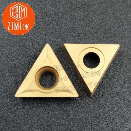10pcs TCMT16T304/08 US735 TCMT16T304/08 VP15TF Carbide Insert Cutting Tool Triangular Indexable Boring Bar Blade Lathe Knife