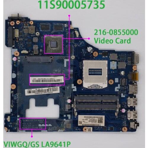 11S90005735 90005735 VIWGQ LA-9641P w Graphics for Lenovo G510 Laptop NoteBook PC Motherboard Mainboard