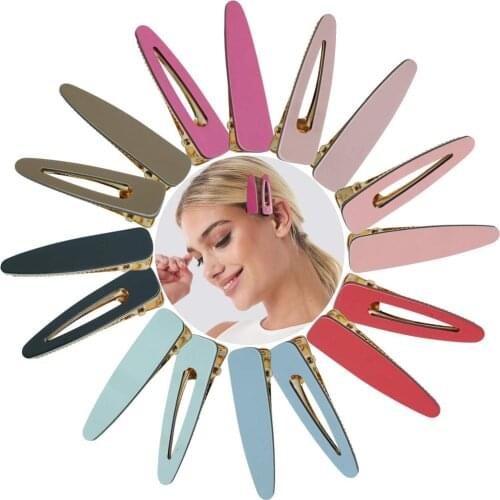 16 Pcs Acrylic Resin Hair Clips Non-Slip Morandi Colorful Hair Barrettes Pins for Women and Girls In Pairs
