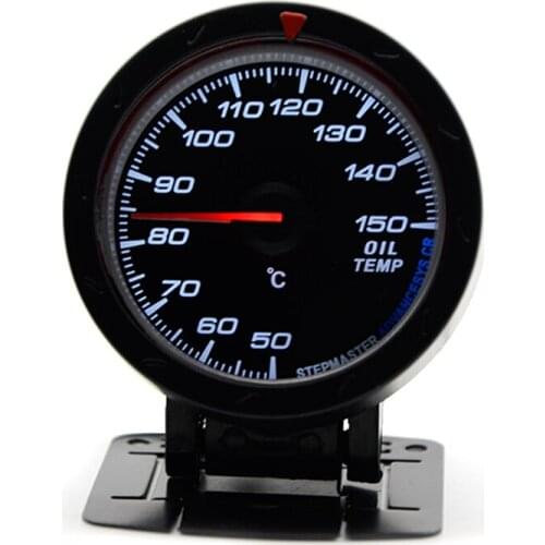 2.5" 60MM 12V Car Gauge Meter Oil Temp Temperature Gauge Black Face With Temp Sensor Without Logo