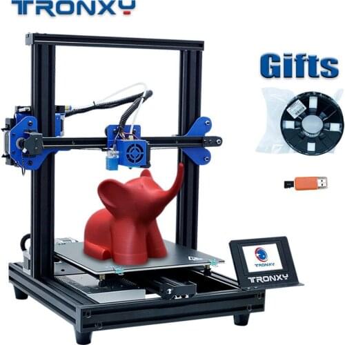 2020 Newest Tronxy XY-2 PRO FDM 3D Printer Full-featured with 8G micro sd 0.25kg PLA filament and 0.4mm nozzle as gift