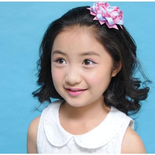 50 BLESSING Good Girl Boutique Modern Style A- Birds Nest Hair Bow Clip 200No