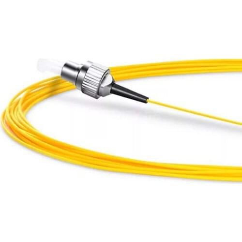 50PCS FC UPC Single mode fiber optic Pigtail 1M 9/125 Single Mode Optical fiber pigtail 0.9mm PVC Jacket