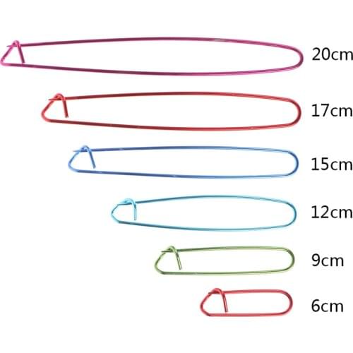 6pcs Marker Stitch Holder Needle Clip Craft Safety Pins Knitting Crochet Weaving Sewing Tools