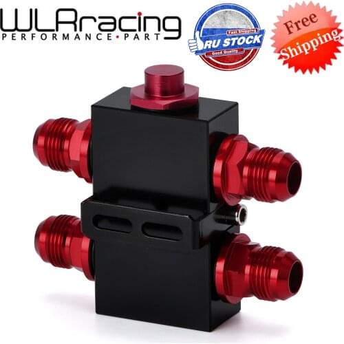 Oil Cooler Thermostat Sandwich Plate Filter Engine Transmission Oil Cooling Adapter 10AN Inline Fluid Control Bypass