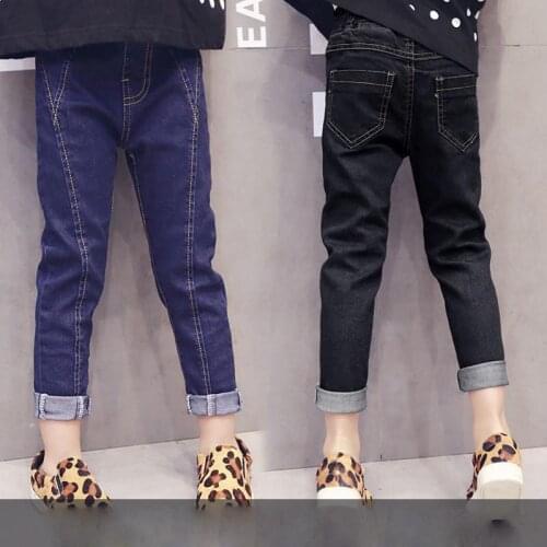 2020 summer clothing Boy girl baby children kids splice jeans trousers Good quality comfortable clothes cowboy denim pants