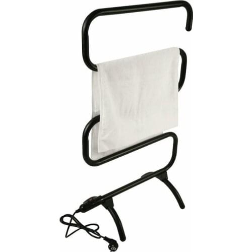 Electric Heating Towel Rack Floor Stand Towel Holder Rail Constant Temperature Towel Warmer Rail Bathroom Towel Dryer S Shape