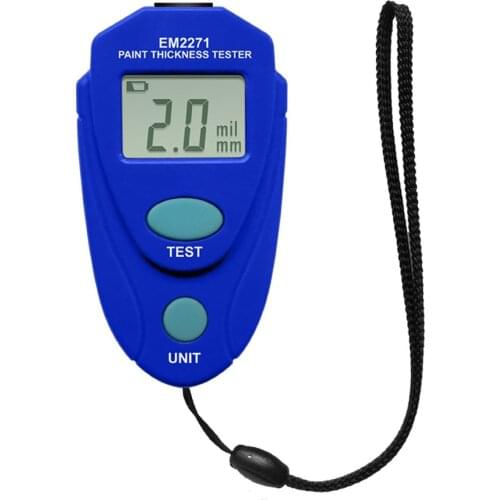 EM2271 Digital Painting Thickness Meter LCD Car Coating Thickness Gauge Tester Data Hold. Mini Size With LCD Display