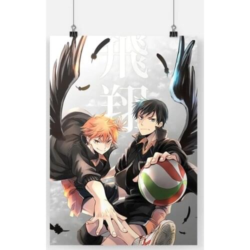 HD Prints Tobio Kageyama Shoyo Hinata Canvas Painting Wall Art Anime Pictures Modern Home Decor Modular Poster For Living Room