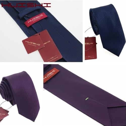 HUISHI Classic Mens Tie Necktie Business Formal Wedding Tie Waterproof Polyester 8cm Plaid Neck Fashion Shirt Dress Accessories