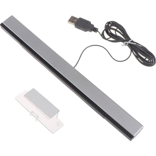 Game accessories Wii Sensor Bar Wired Receivers IR Signal Ray USB Plug Replacement for Nitendo Remote Hot sale