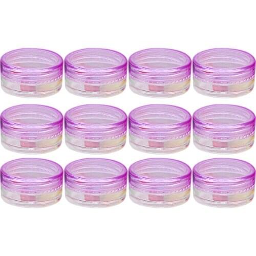 New 10Pcs/50Pcs Mini Cosmetic Jar Pot Eyeshadow Compact Makeup Face Cream Container SCI88