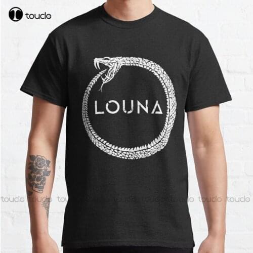 New Louna Classic Music Band T-Shirt Black Shirts For Women Cotton Tee Shirt S-5Xl