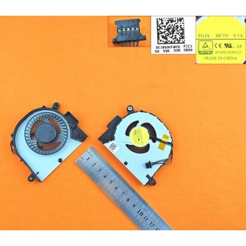 New Original Laptop Cooling Fan For Lenovo Y50C V4000 P/N: DFS561405PL0T CPU Notebook Cooler Fans