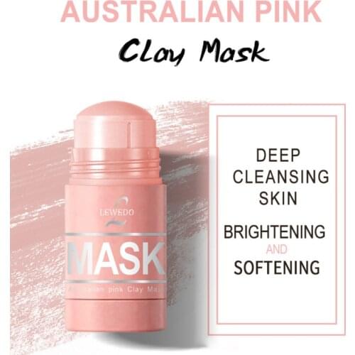 Lewedo Green Tea Purify Stick Mask Solid Mud Facial Cleansing Mask Oil Control Anti-Acne Blackhead Moisturizing Skin Care TSLM2