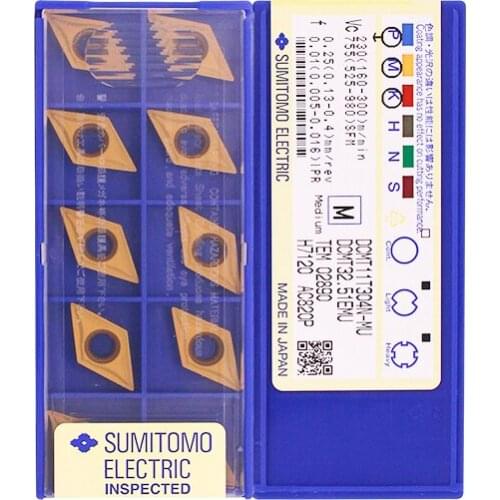 Original Carbide Insert CNC DCMT11T304N Stainless Steel Cast Iron Diamond