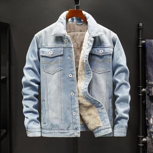 Autumn Winter Womens jacket Plus size 4XL 5XL Fur Jeans coat high quality fashion Loose Denim jacket for Women Warm Outerwear