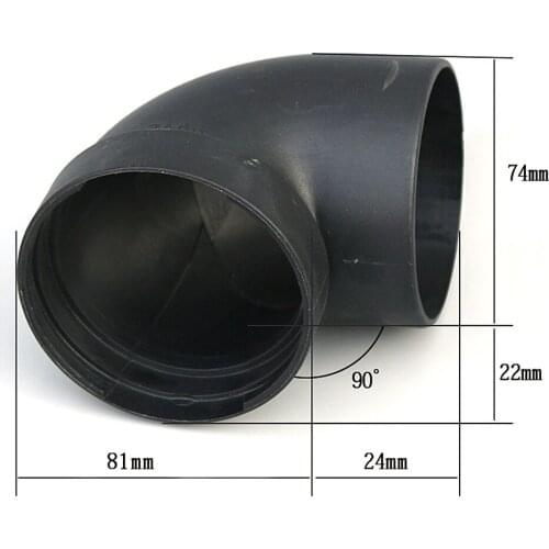 Plastic Air Ducting Pipe Elbow Outlet Connector Air Parking Heater Accessories For Dometic Eberspacher For Webasto/Diesel Heater