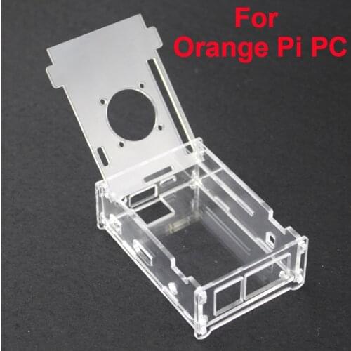 Transparent Acrylic Case for Orange Pi PC Clear Professional Enclosure Cover Shell Box compatible for Orange Pi PC Plus