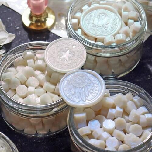 180Pcs/Box Wax Seal Pearl Luster Color Stamp For Vintage Craft Envelope Wedding Invitations Wax Seal Beads