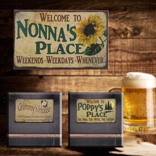Retro Style Signage Sogan Wall Sign Wrought Iron Signage Decoration Marque Place Retro Metal Mariage Place Card Holder Decoratio