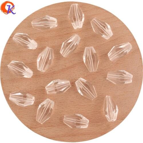 Cordial Design 10x18mm 590Pcs Jewelry Accessories/Acrylic Beads/Hand Made/DIY Making/Oval Shape/Clear Bead/Earring Findings