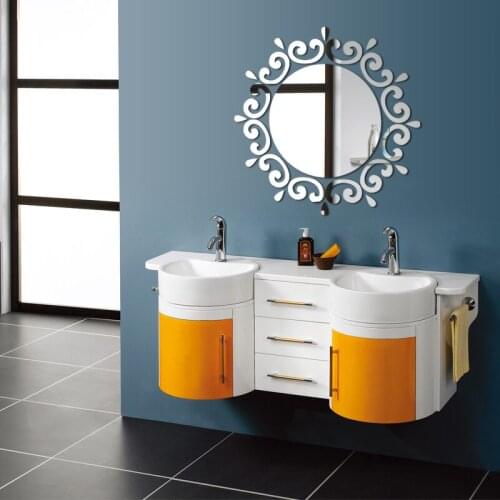 2019 new sale acrylic wall stickers 3d sticker vintage decor home decoration for living room diy sticker modern design wall art